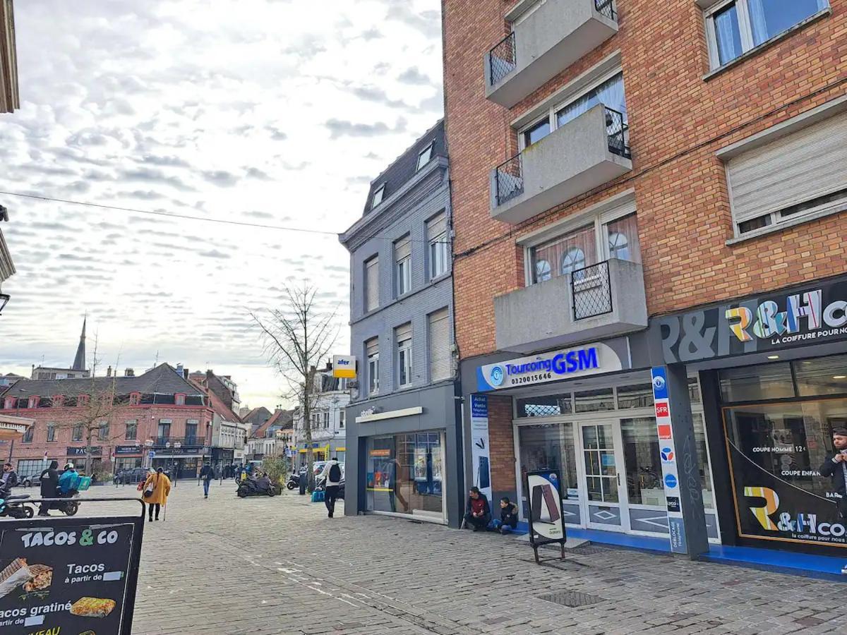 Magnifique T3 Avec Balcon Au Pied Du Metro Colbert Apartment Tourcoing Ngoại thất bức ảnh